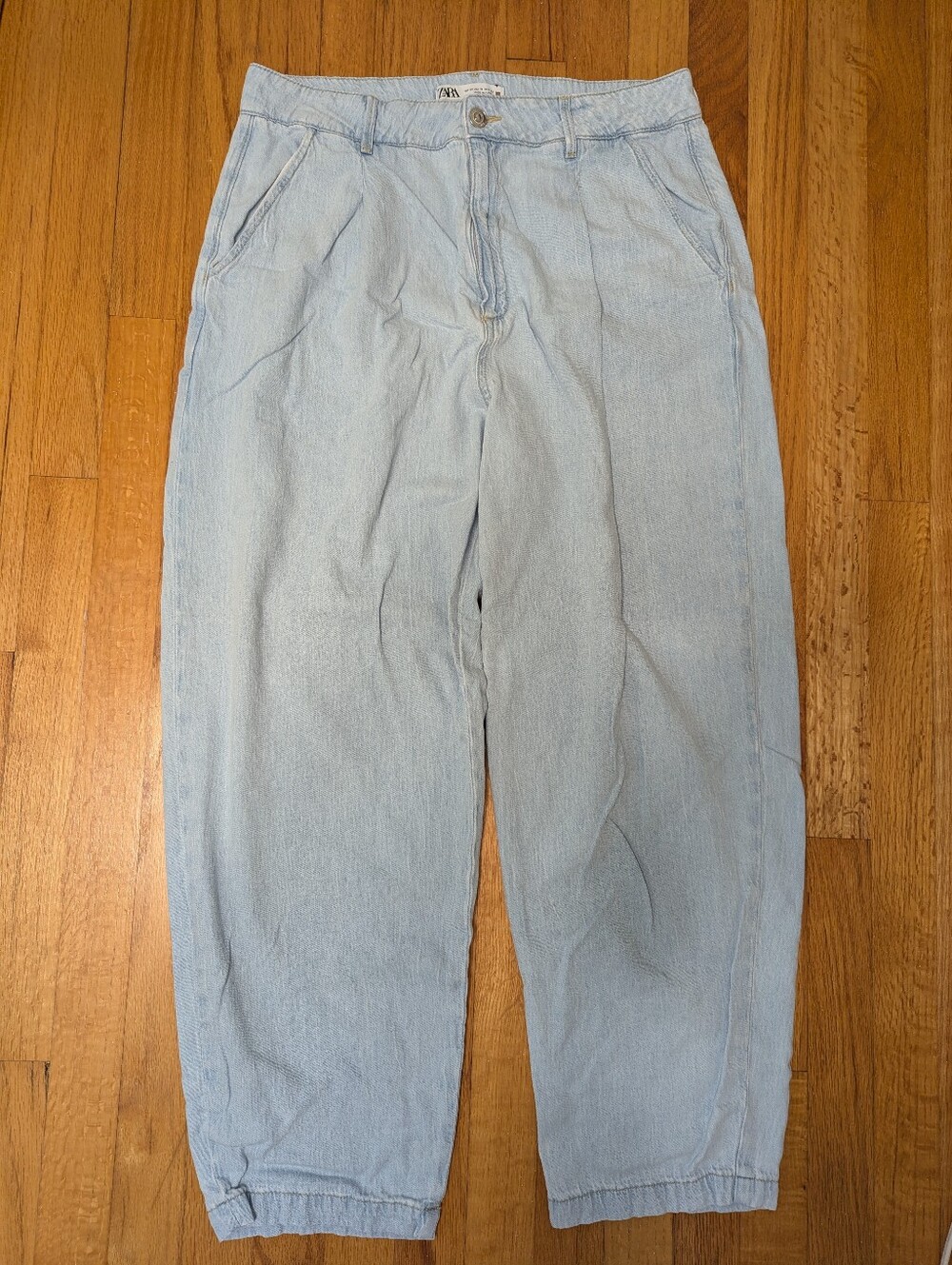 Zara Lightweight Denim Balloon Pants